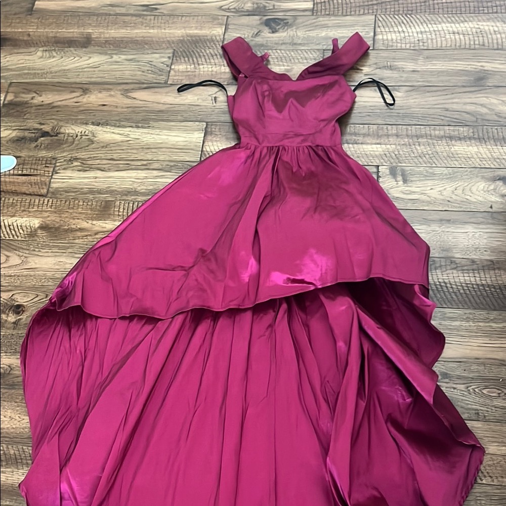 B Darlin Vibrant Magenta Dress